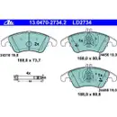 ATE 13.0470-2734.2 Ceramic Belagsatz