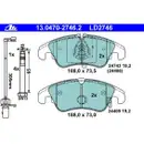 ATE Bremsenset Bremsscheiben Ø345 belüftet Bremsbeläge Ceramic vorn Audi A4 A5