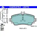 ATE 13.0470-2776.2 Ceramic Belagsatz