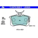 ATE Bremsenset Scheiben 245 mm Ceramic Bremsbeläge hinten Passat 3B A6 Avant