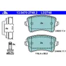 ATE Bremsenset Bremsscheiben Ø330 belüftet Bremsbeläge Ceramic hinten Audi A4 A5
