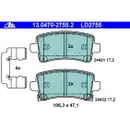 ATE Bremsenset Bremsscheiben Ø315 belüftet Bremsbeläge Ceramic hinten Opel Saab