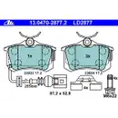 ATE 13.0470-2877.2 Ceramic Belagsatz