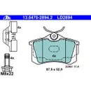ATE 13.0470-2894.2 Ceramic Belagsatz