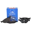 ATE Bremsenset Scheiben 294 mm Ceramic Bremsbeläge Warnkontakt hinten 3er E46