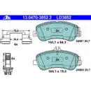 ATE 13.0470-3852.2 Ceramic Belagsatz