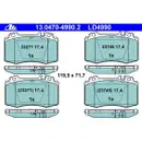 ATE 13.0470-4990.2 Ceramic Belagsatz