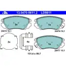 ATE 13.0470-5611.2 Ceramic Belagsatz