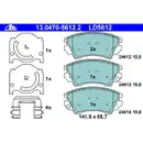 ATE Bremsenset Bremsscheiben Ø321 belüftet Beläge Ceramic vorn Opel Insignia