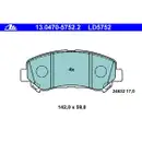 ATE 13.0470-5752.2 Ceramic Belagsatz