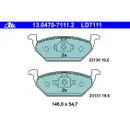 ATE 13.0470-7111.2 Ceramic Belagsatz