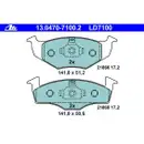 ATE 13.0470-7100.2 Ceramic Belagsatz