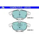 ATE 13.0470-7172.2 Ceramic Belagsatz