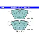 ATE Bremsbeläge Ceramic vorn + Warnkontakt BMW 5er E60 Touring E61 6er E63 E64