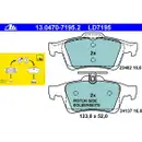 ATE Bremsenset Bremsscheiben Ø302 voll Bremsbeläge Ceramic hinten Mazda 5