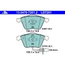 ATE 13.0470-7201.2 Ceramic Belagsatz
