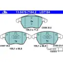 ATE 13.0470-7184.2 Ceramic Belagsatz
