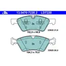 ATE 13.0470-7220.2 Ceramic Belagsatz