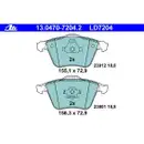 ATE 13.0470-7204.2 Ceramic Belagsatz