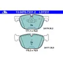 ATE 13.0470-7231.2 Ceramic Belagsatz