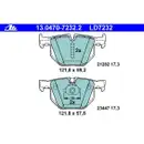 ATE Bremsenset Bremsscheiben Ø320 belüftet Beläge Ceramic WK hinten BMW X5 X6