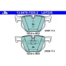 ATE 13.0470-7225.2 Ceramic Belagsatz