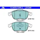 ATE 13.0470-7249.2 Ceramic Belagsatz