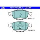 ATE 13.0470-7266.2 Ceramic Belagsatz