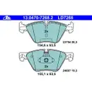 ATE 13.0470-7268.2 Ceramic Belagsatz