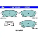 ATE 13.0470-7262.2 Ceramic Belagsatz
