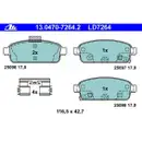 ATE 13.0470-7264.2 Ceramic Belagsatz