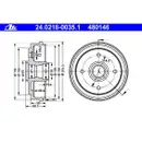 ATE 24.0218-0035.1 Bremstrommeln 2 Stück CHEVROLET