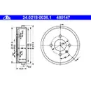 ATE 24.0218-0036.1 Bremstrommeln 2 Stück VW