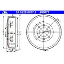 ATE 24.0222-8017.1 Bremstrommeln 2 Stück PEUGEOT