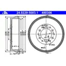ATE 24.0229-5003.1 Bremstrommeln 2 Stück für TOYOTA