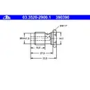 ATE 03.3520-2900.1 HOHLSCHRAUBE