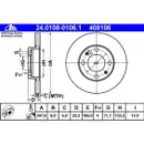 ATE Set Scheiben Ø266 vorn Ø247 hinten belüftet Beläge Citroen Xsara Peugeot