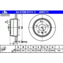 ATE 24.0108-0111.1 Bremsscheiben 2 Stück MERCEDES-BENZ