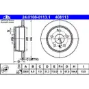 ATE 24.0108-0113.1 Bremsscheiben 2 Stück MERCEDES-BENZ