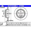 ATE 24.0110-0280.1 Bremsscheiben 2 Stück MERCEDES-BENZ