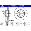 ATE Set Scheiben Ø280 vorn Ø264 hinten belüftet Beläge Opel Astra Zafira Meriva