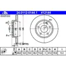 ATE 24.0112-0144.1 Bremsscheiben 2 Stück MERCEDES-BENZ
