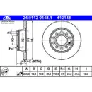 ATE 24.0112-0148.1 Bremsscheiben 2 Stück AUDI