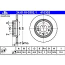 ATE 24.0110-0302.1 Bremsscheiben 2 Stück MAZDA