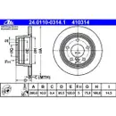 ATE Set Scheiben Ø284 vorn Ø280 hinten belüftet Bremsbeläge WK BMW 1er E81 E87