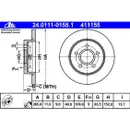 ATE 24.0111-0155.1 Bremsscheiben 2 Stück FORD