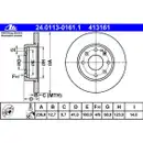 ATE 24.0113-0161.1 Bremsscheiben 2 Stück OPEL