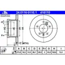 ATE 24.0116-0110.1 Bremsscheiben 2 Stück MERCEDES-BENZ