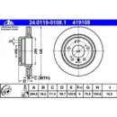 ATE 24.0119-0108.1 Bremsscheiben 2 Stück BMW