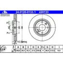 ATE 24.0120-0133.1 Bremsscheiben 2 Stück PEUGEOT